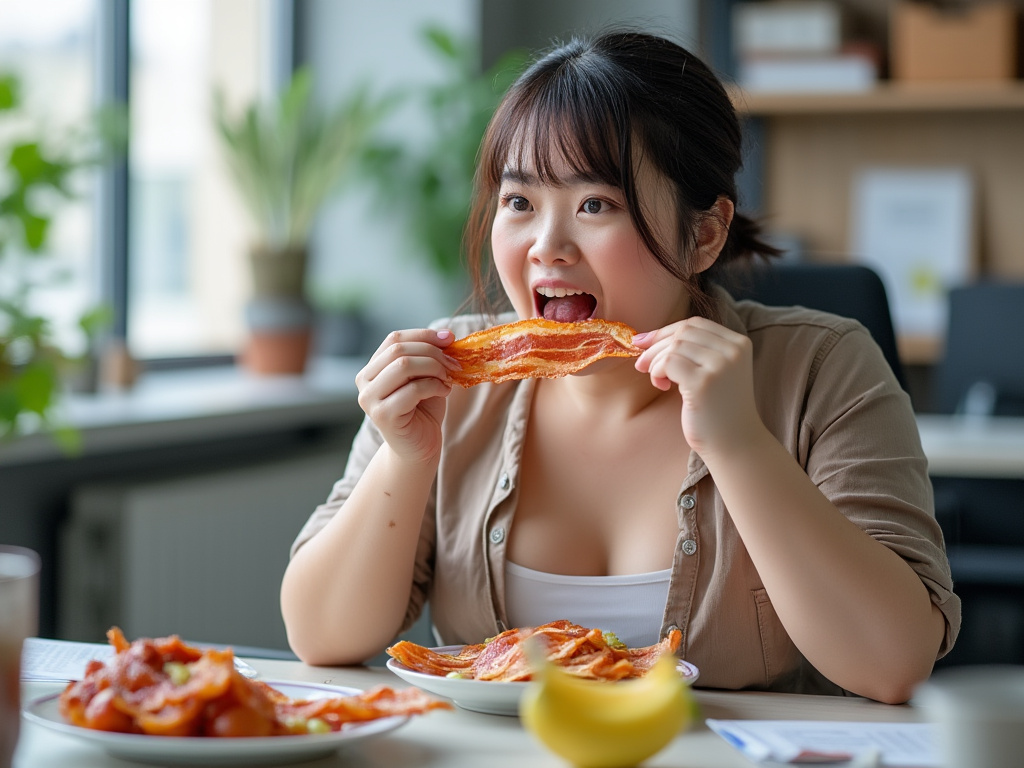 Rin loves the new long life bacon